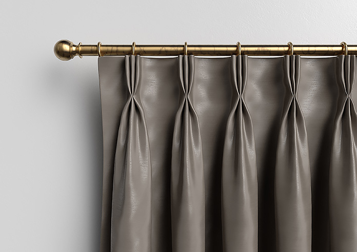 Akoya Faux Silk, Lustre Gunmetal Grey - Made to Measure Curtain - Image 12
